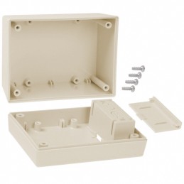 1 pcs : 233I,AL - BOX ABS ALMOND 4.38'L X 3.25'W