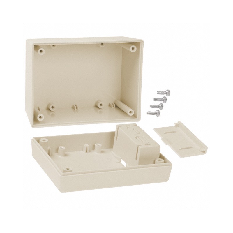 1 pcs : 233I,AL - BOX ABS ALMOND 4.38'L X 3.25'W