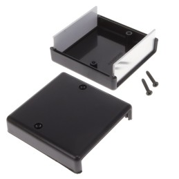 1 pcs : 1593KALBK - BOX PLASTIC BLK 2.65'L X 2.61'W