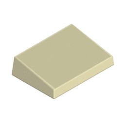 1 pcs : 07S,AL - BOX ABS ALMOND 6.88'L X 4.88'W