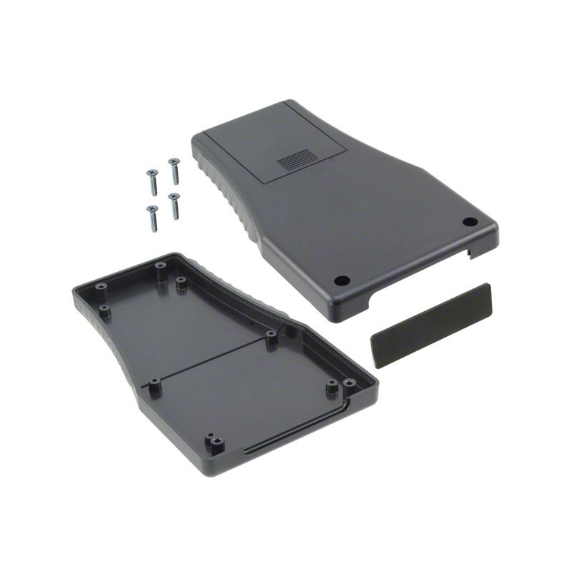 1 pcs : HH-3510-BCB - BOX ABS BLACK 6.3'L X 3.7'W