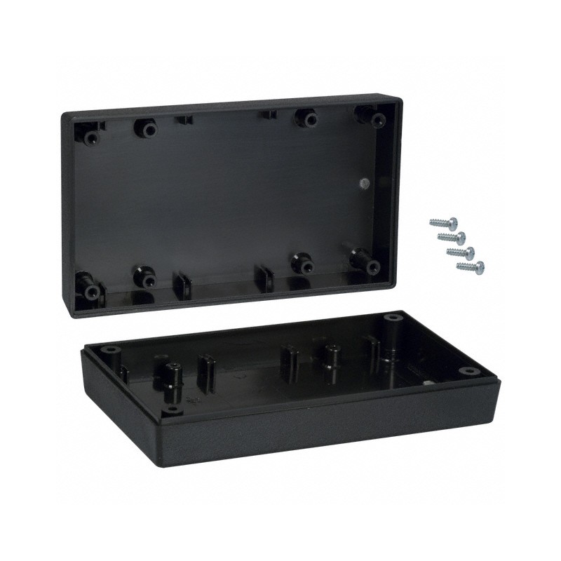 1 pcs : 151I,BK - BOX ABS BLACK 5.62'L X 3.25'W
