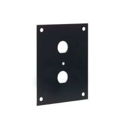 1 pcs : USP222B - SUB PANEL W/2 D HOLE BLACK