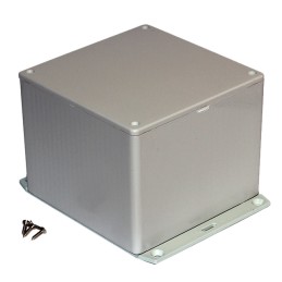 1 pcs : 1591VF2SGY - BOX PLASTIC GRAY 4.7'L X 4.72'W