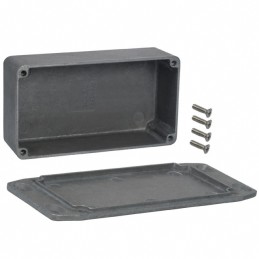 1 pcs : 1590N1FL - BOX ALUM UNPTD 4.76'L X 2.6'W