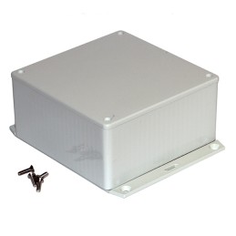 1 pcs : 1591UF2GY - BOX PLASTIC GRAY 4.71'L X 4.72'W