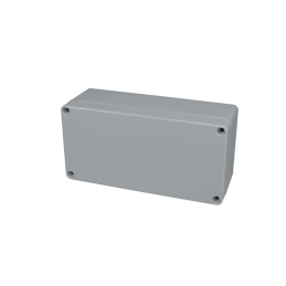 1 pcs : PN-1332-A - BOX PLASTIC GRAY 6.3'L X 3.15'W