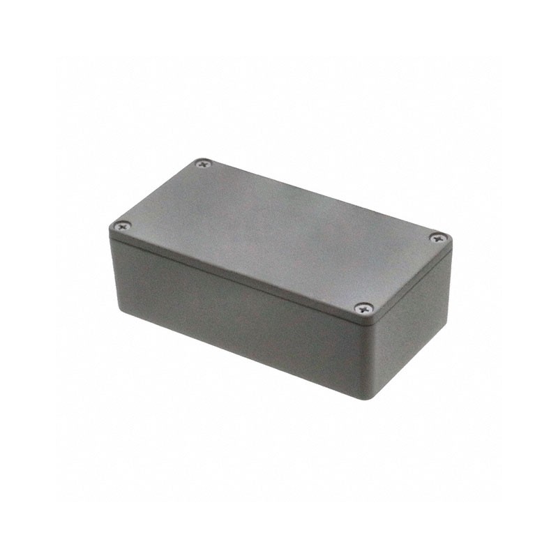 1 pcs : 1590N1GY - BOX ALUM GRAY 4.72'L X 2.58'W