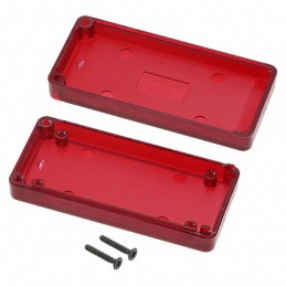 1 pcs : 1551CTRD - BOX ABS TRN RED 2.56'L X 1.18'W
