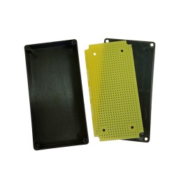 1 pcs : B05-7100 - BOX ABS BLACK 4.4'L X 2.2'W