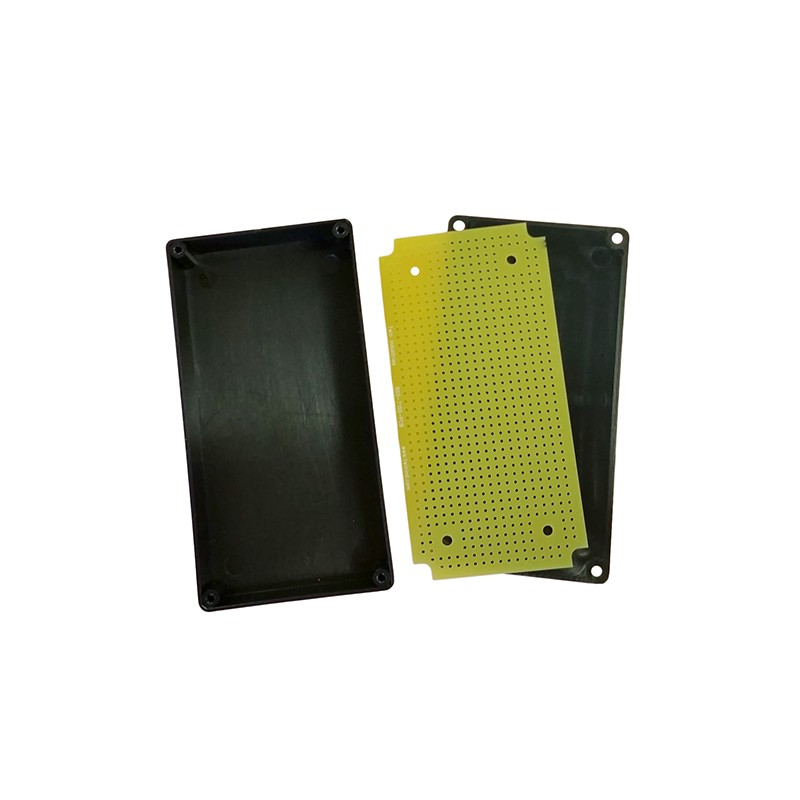 1 pcs : B05-7100 - BOX ABS BLACK 4.4'L X 2.2'W