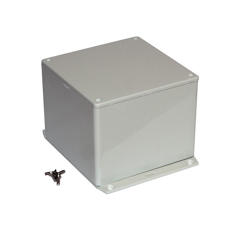 1 pcs : 1591VF2GY - BOX PLASTIC GRAY 4.7'L X 4.72'W