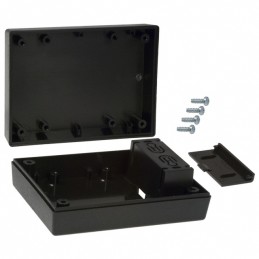 1 pcs : 231I,BK - BOX ABS BLACK 4.38'L X 3.25'W