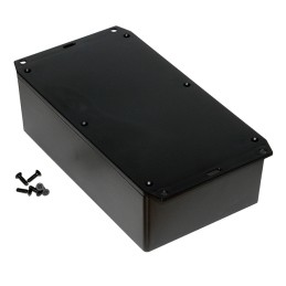 1 pcs : 1591XXEFLBK - BOX PLASTIC BLK 7.62'L X 4.47'W