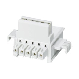 1 pcs : 2201813 - CONN DIN RAIL 5 POS