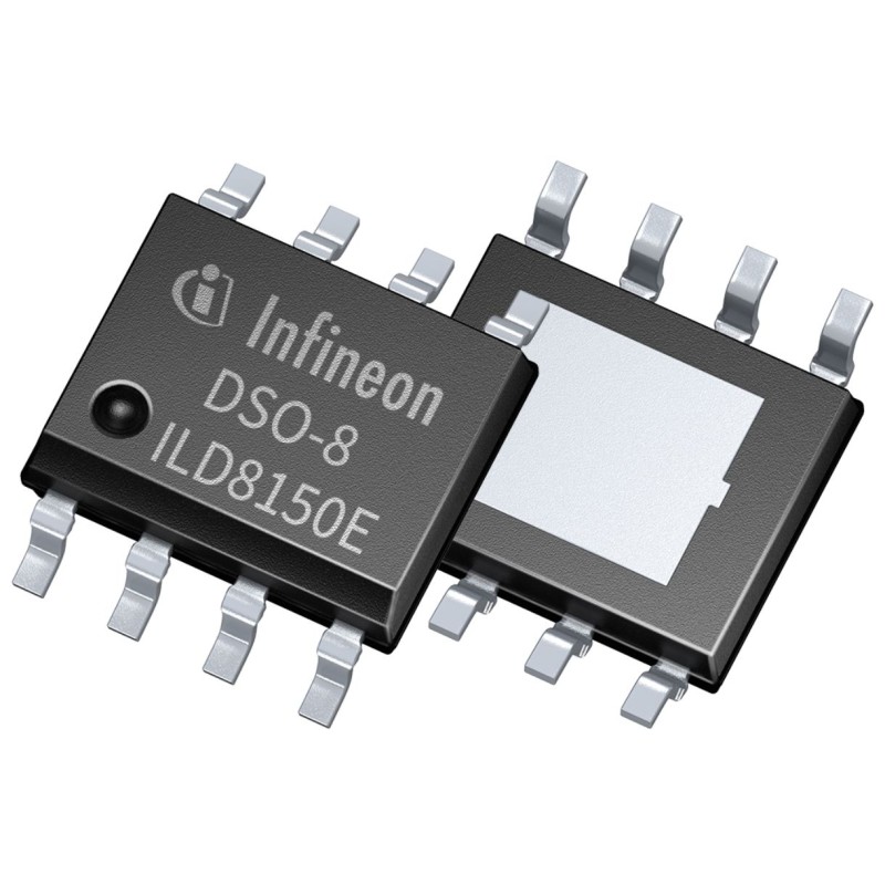 5 pcs - Infineon ILD8150EXUMA1 LED Driver IC, 18 V dc 1.5A 8-Pin PG-DSO-8
