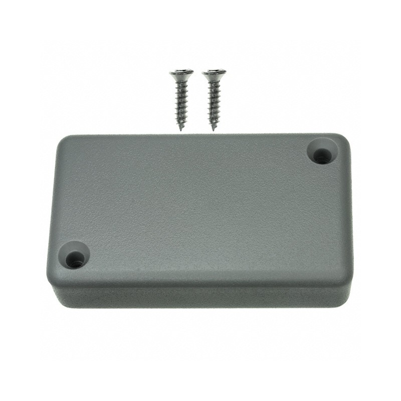 1 pcs : 1551JGY - BOX ABS GRAY 2.36'L X 1.38'W