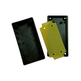 1 pcs : B04-7100 - BOX ABS BLACK 3.7'L X 1.9'W