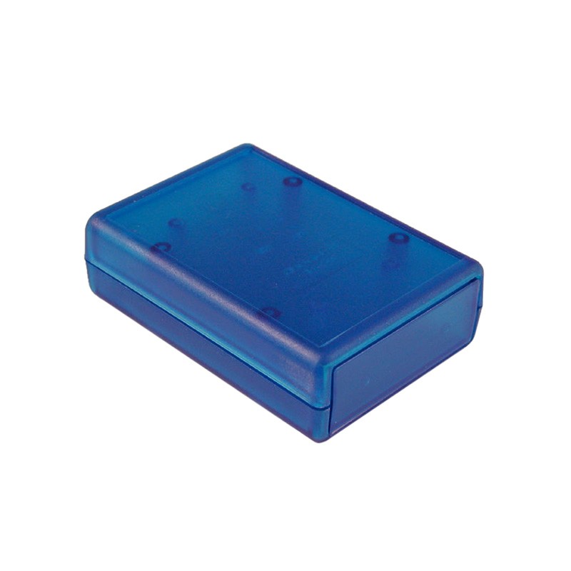 1 pcs : 1593LTBU - BOX PLAS TRN BLU 3.63'L X 2.61'W