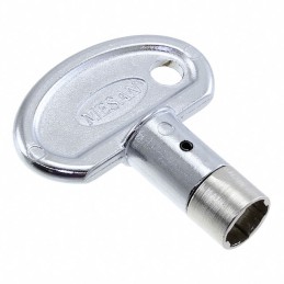 1 pcs : 36911 - KEY TUBULAR METAL CHROME FINISH