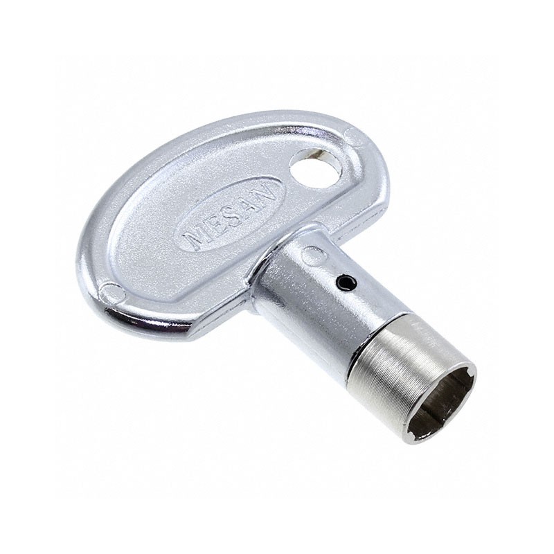 1 pcs : 36911 - KEY TUBULAR METAL CHROME FINISH