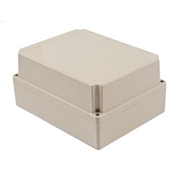 1 pcs : RP1375 - BOX ABS GRAY 7.36'L X 5.79'W