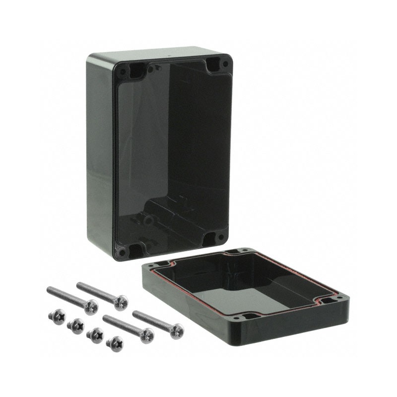 1 pcs : RB53P06B16B - BOX PLAS BLK 4.724'L X 3.152'W