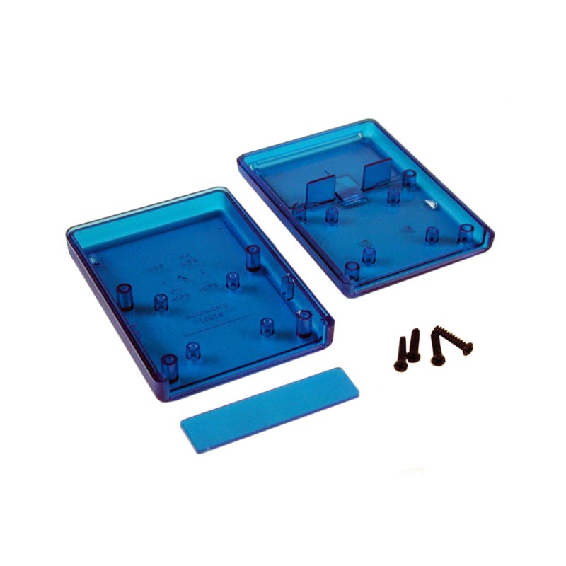 1 pcs : 1593STBU - BOX PLAS TRN BLU 3.62'L X 2.62'W