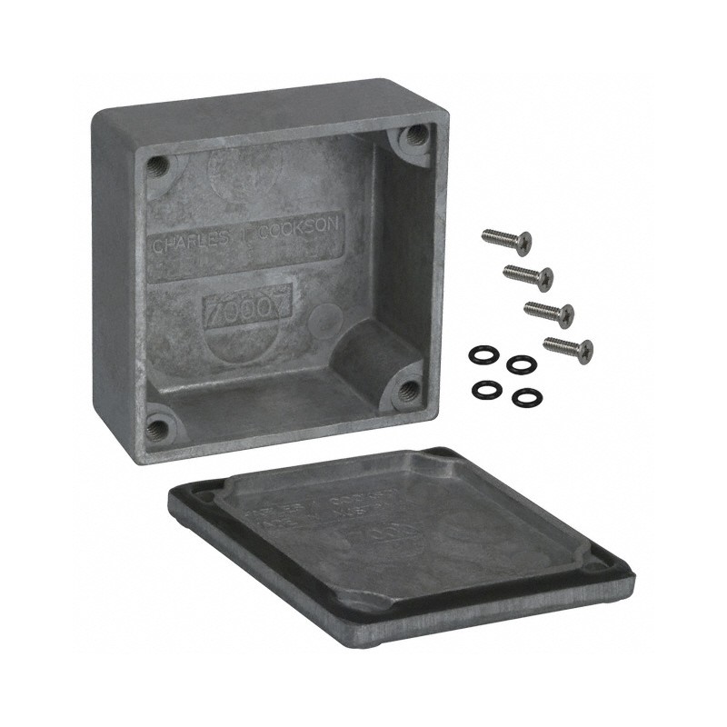 1 pcs : 1590WLLB - BOX ALUM 1.97'L X 1.97'W