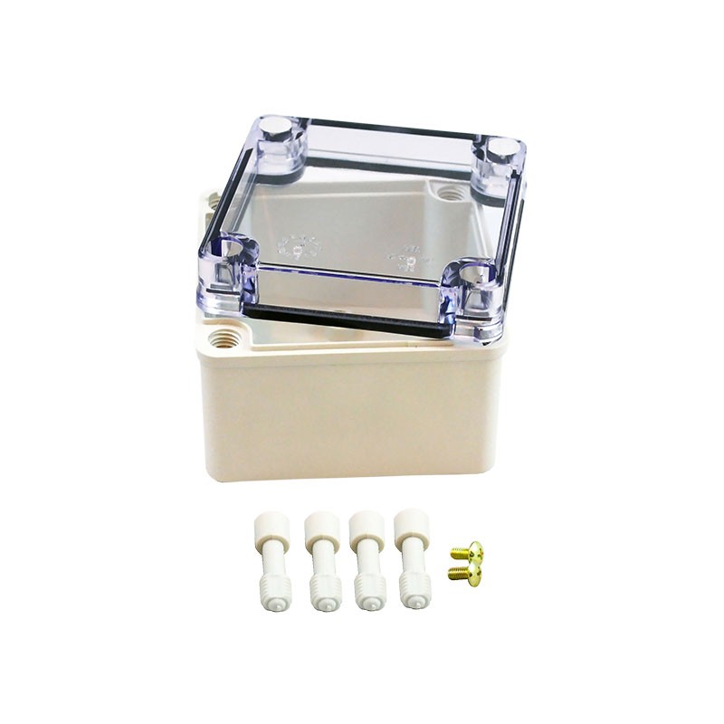 1 pcs : PTS-25304-C - BOX PLASTIC 3.94'L X 3.94'W