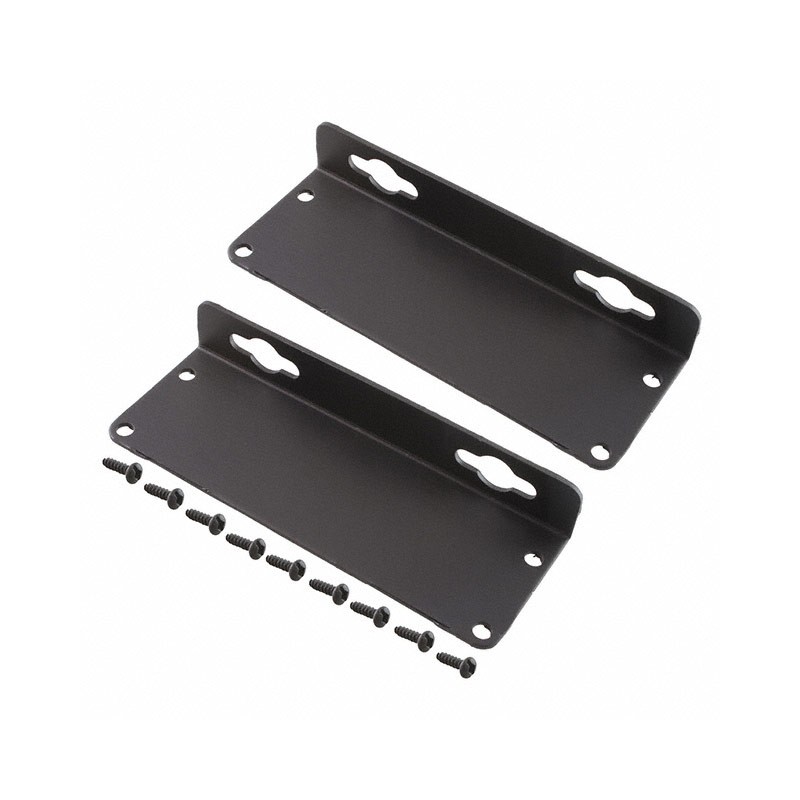 1 pcs : 1455LFBK - FLANGE 1.461X4.055' BLACK 2/PKG