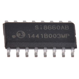5 pcs - Si8660AB-B-IS1 Skyworks Solutions Inc, 6-Channel Digital Isolator 1Mbps, 2500 Vrms, 16-Pin SOIC