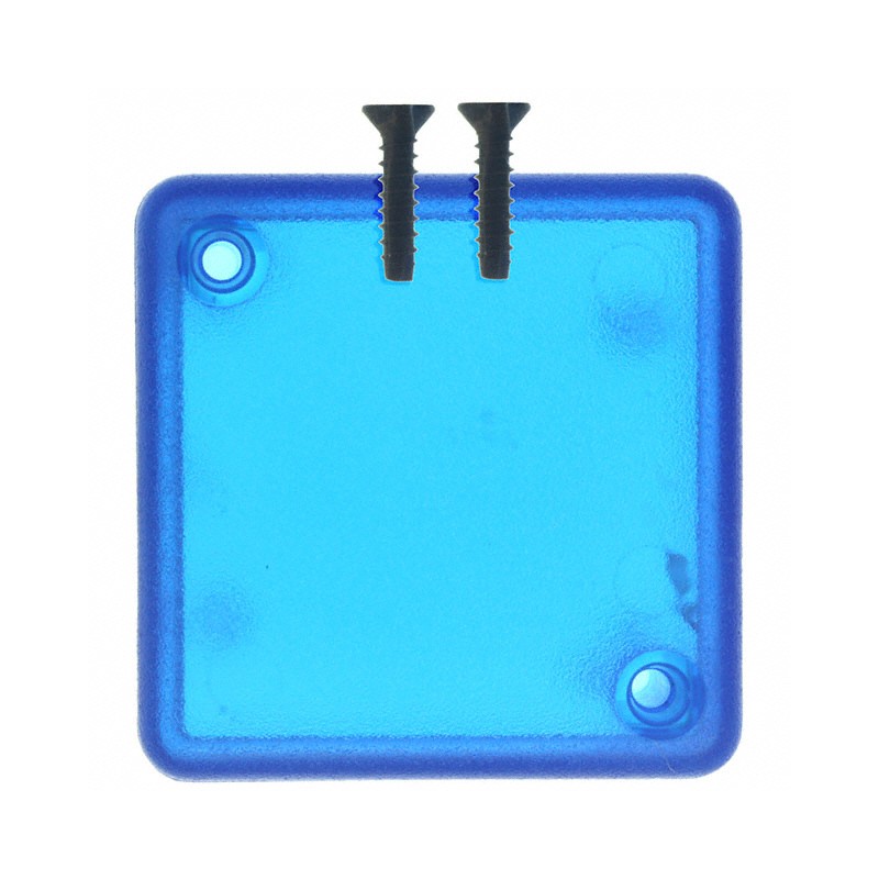 1 pcs : 1551PTBU - BOX ABS TRN BLUE 1.58'L X 1.58'W