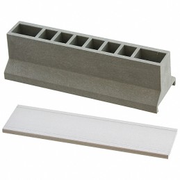 1 pcs : 20808004 - HANDLE 10HP VME PLASTIC GRAY