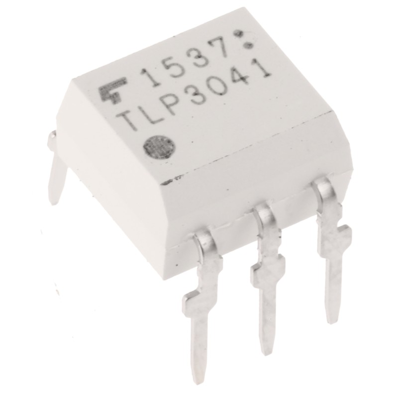 5 pcs - Toshiba, TLP3041(S,C,F) DC Input Triac Output Optocoupler, Through Hole, 5-Pin PDIP
