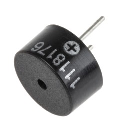 5 pcs - RS PRO 75dB PCB Mount Continuous Internal Magnetic Buzzer Component, 9.6 x 5mm, 2V dc Min, 3V dc Max