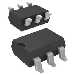 5 pcs - Vishay, H11AA1-X007T AC Input Phototransistor Output Optocoupler, Surface Mount, 6-Pin 6-SMD