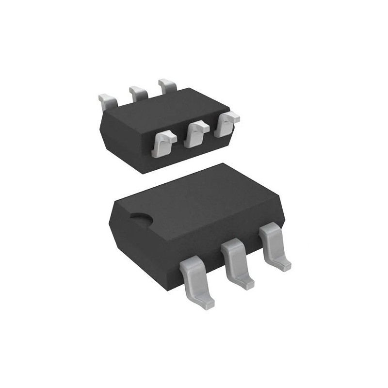 5 pcs - Vishay, H11AA1-X007T AC Input Phototransistor Output Optocoupler, Surface Mount, 6-Pin 6-SMD