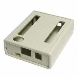 1 pcs : 1593HAMDOGGY - CASE ABS GRAY 3.752'LX3.044'W