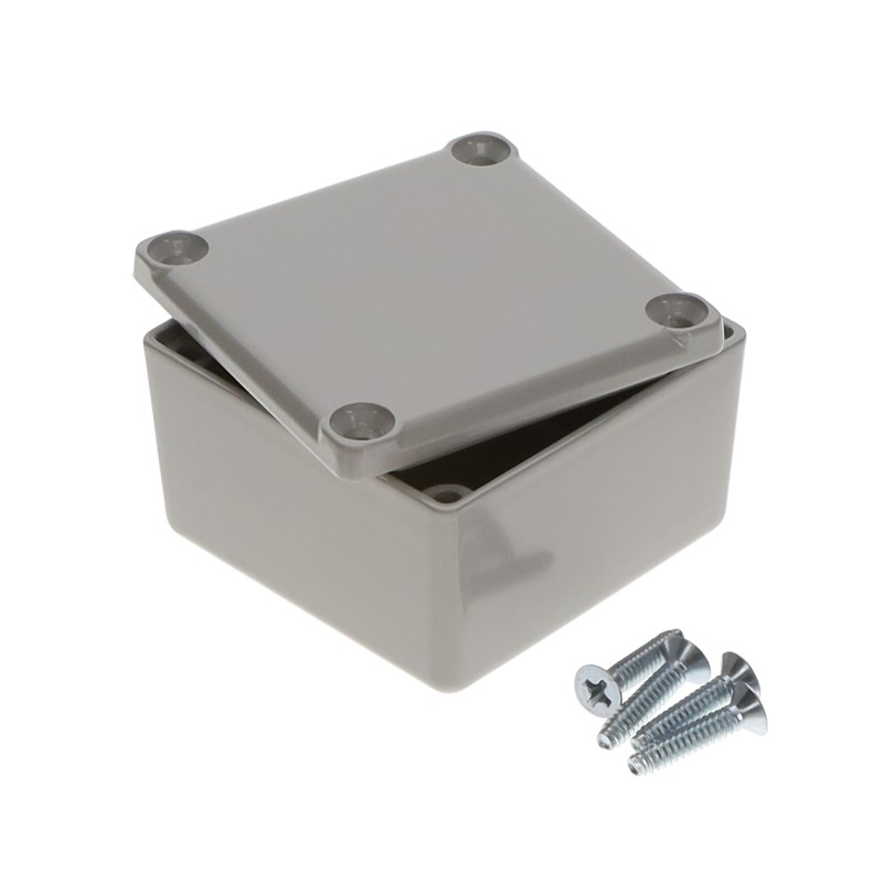 1 pcs : CU-470-G - BOX ALUM GRAY 2'L X 2'W