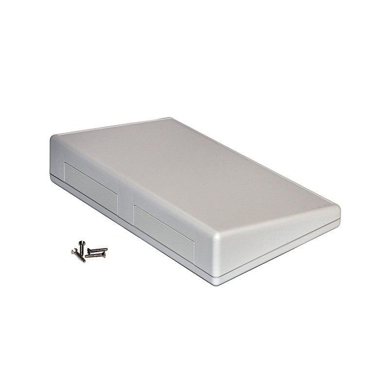 1 pcs : 1599KSTSGY - BOX PLASTIC GRAY 8.66'L X 5.51'W