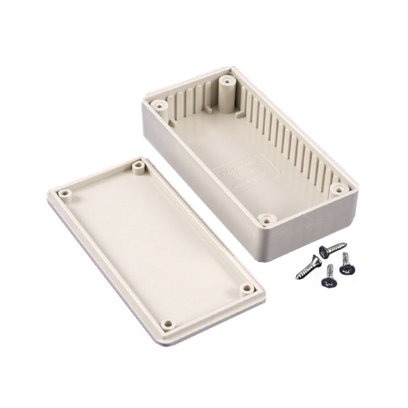 1 pcs : 1591ASGY - BOX PLASTIC GRAY 3.94'L X 1.97'W