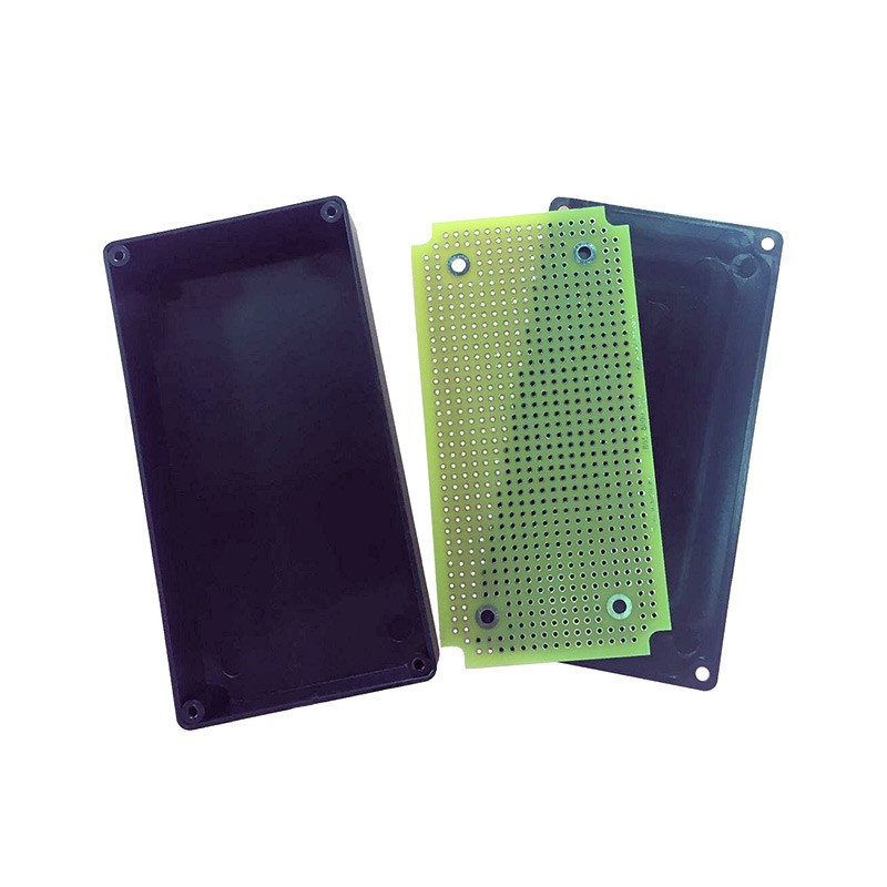 1 pcs : B05-8000 - BOX ABS BLACK 4.4'L X 2.2'W