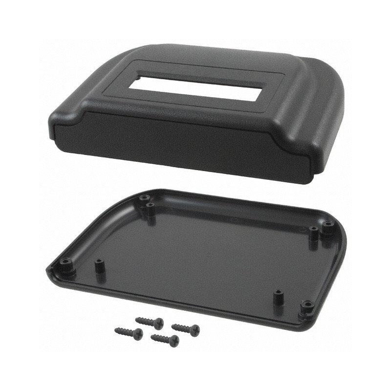 1 pcs : PT-11754-DW - BOX ABS BLACK 5.505'L X 4.005'W