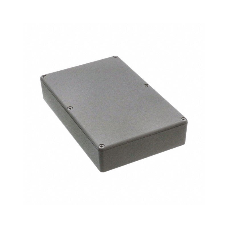 1 pcs : 1590DDGY - BOX ALUM GRAY 7.4'L X 4.72'W