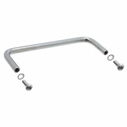 1 pcs : 1427S - HANDLE STEEL/CHROME MTG CTR 4'