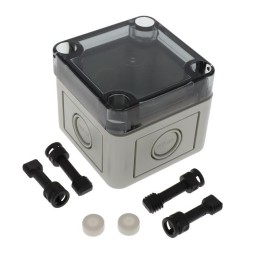 1 pcs : 106-001 - BOX PLASTIC 2.56'L X 2.56'W