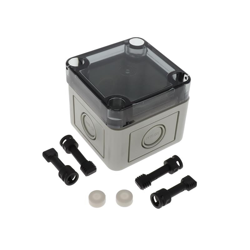 1 pcs : 106-001 - BOX PLASTIC 2.56'L X 2.56'W