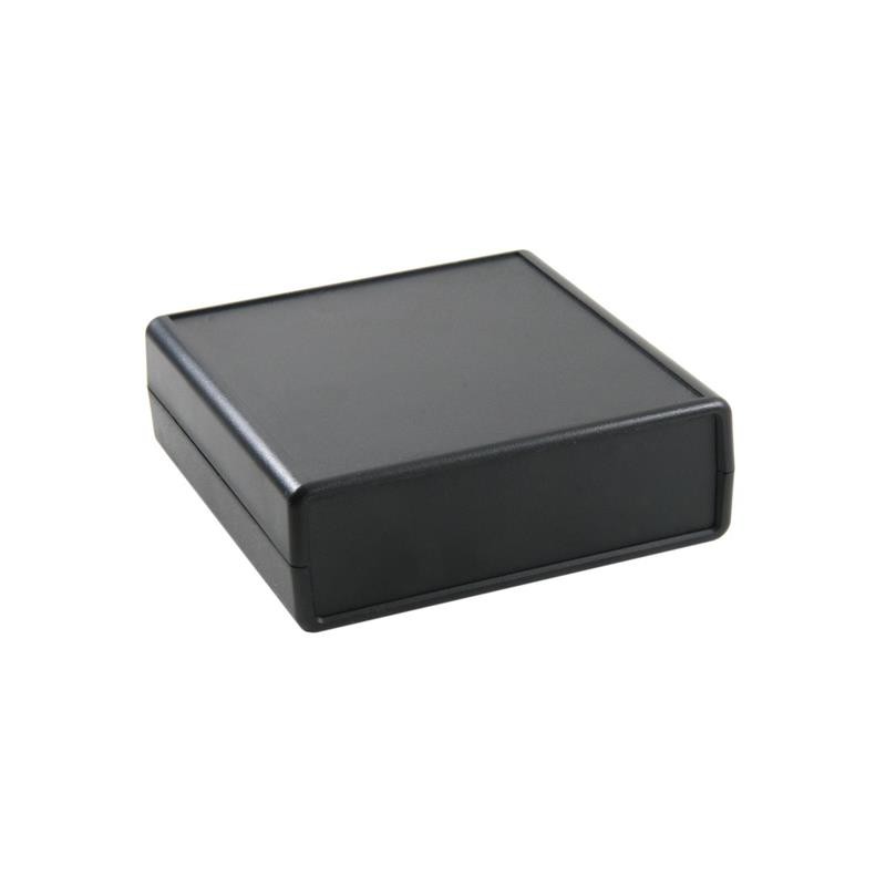 1 pcs : BOX2-P14-BK - ENCLOSURE ABS 4.33'L X 4.13'W