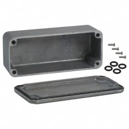 1 pcs : 1590WA - BOX ALUM 3.64'L X 1.52'W